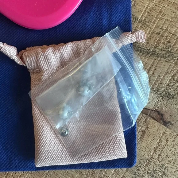 NEW Stuart Weitzman HOT PINK Goldie Pearl Crystal Jelly SIZE 9 - Picture 2 of 5